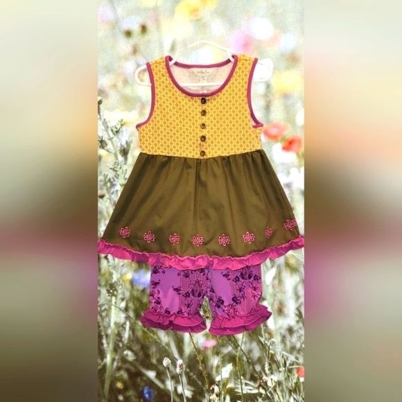 MATILDA Jane Matching Ruffled Shorts Set - Picture 1 of 11